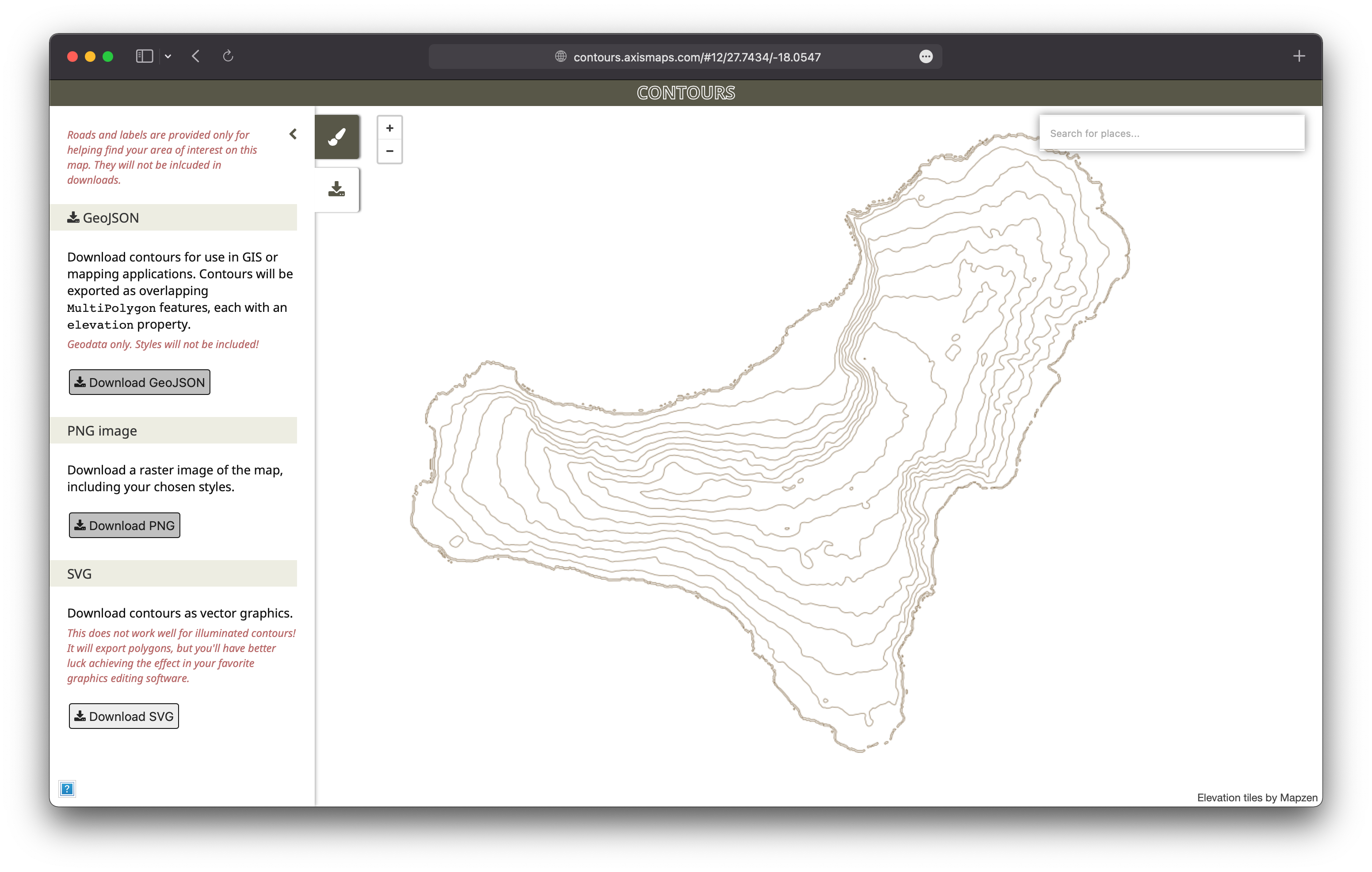 Contour Axismaps Download