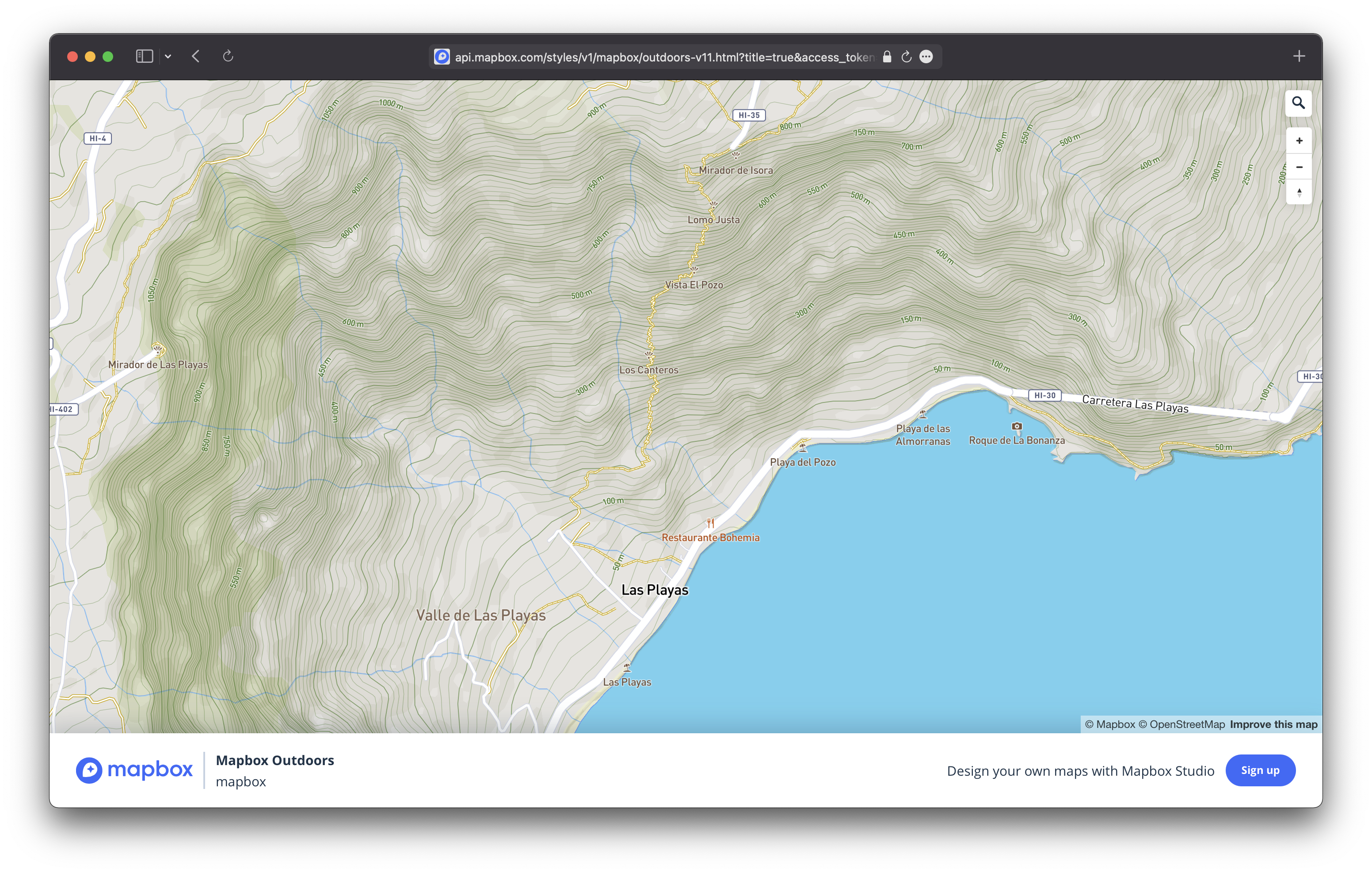 Mapbox Outdoors