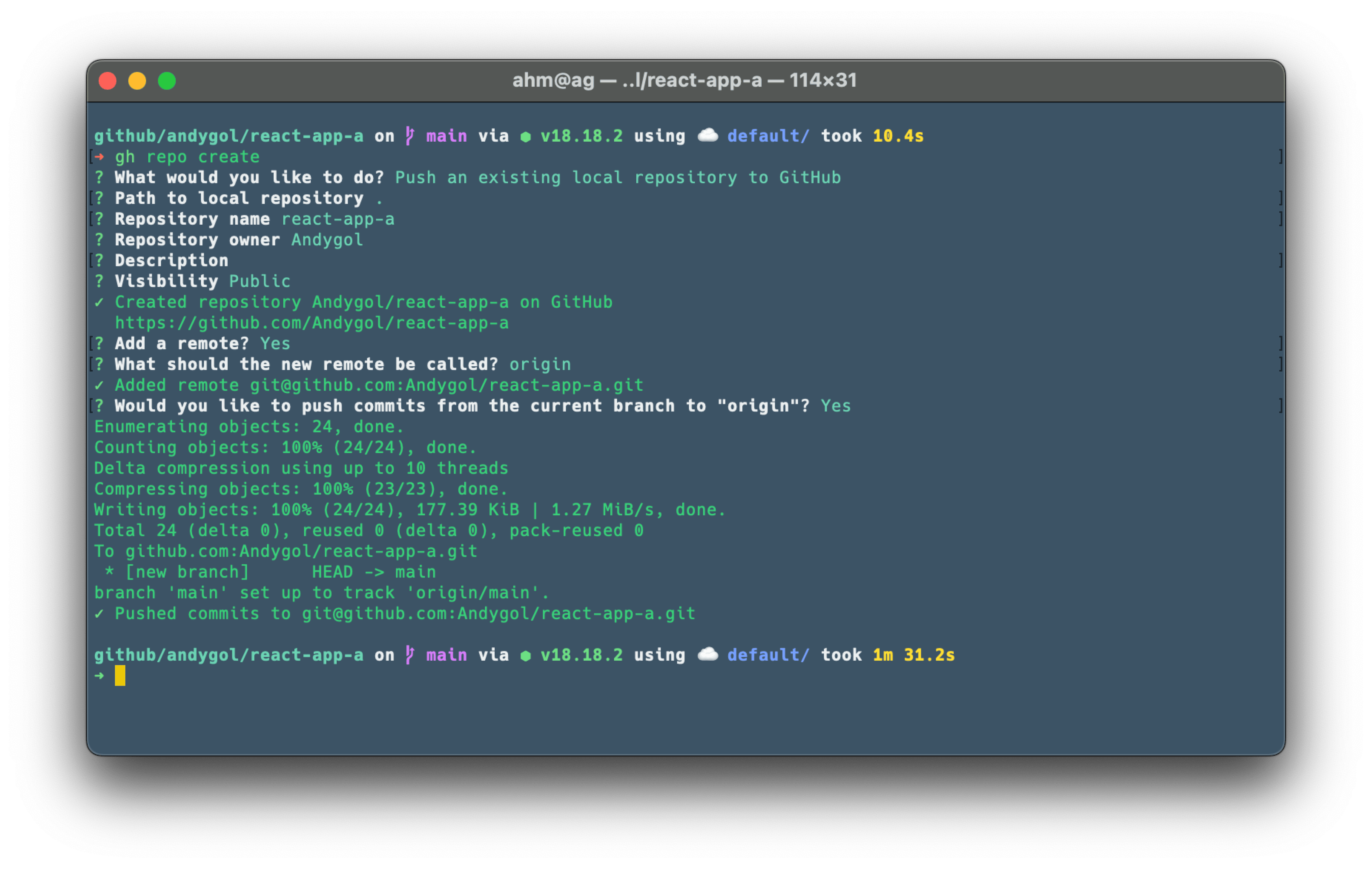 Create GitHub Repository