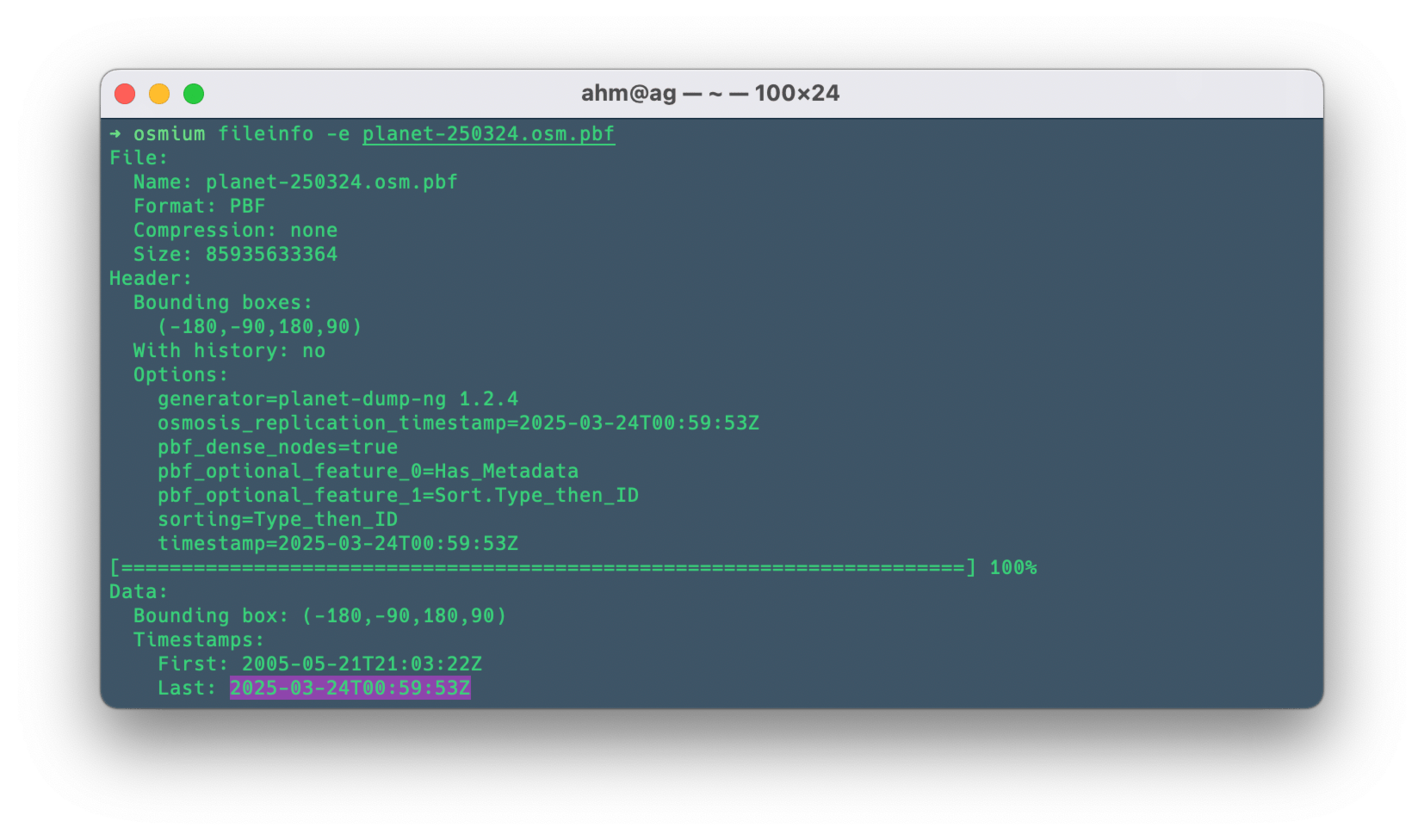 osmium planet damp info